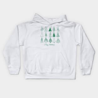 merry christmas tree Kids Hoodie